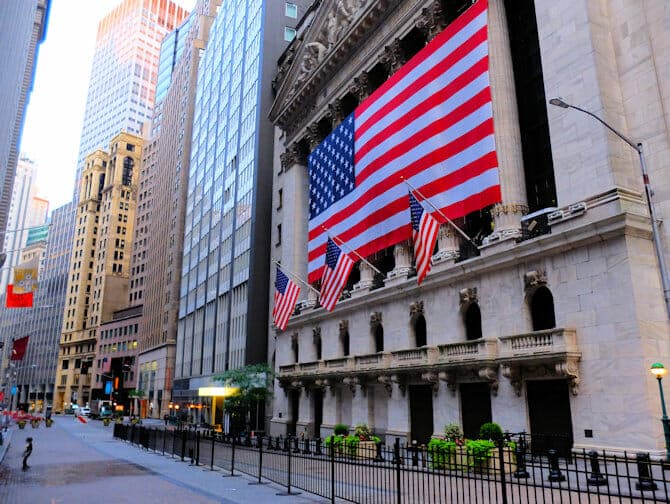 Lower Manhattan financial district