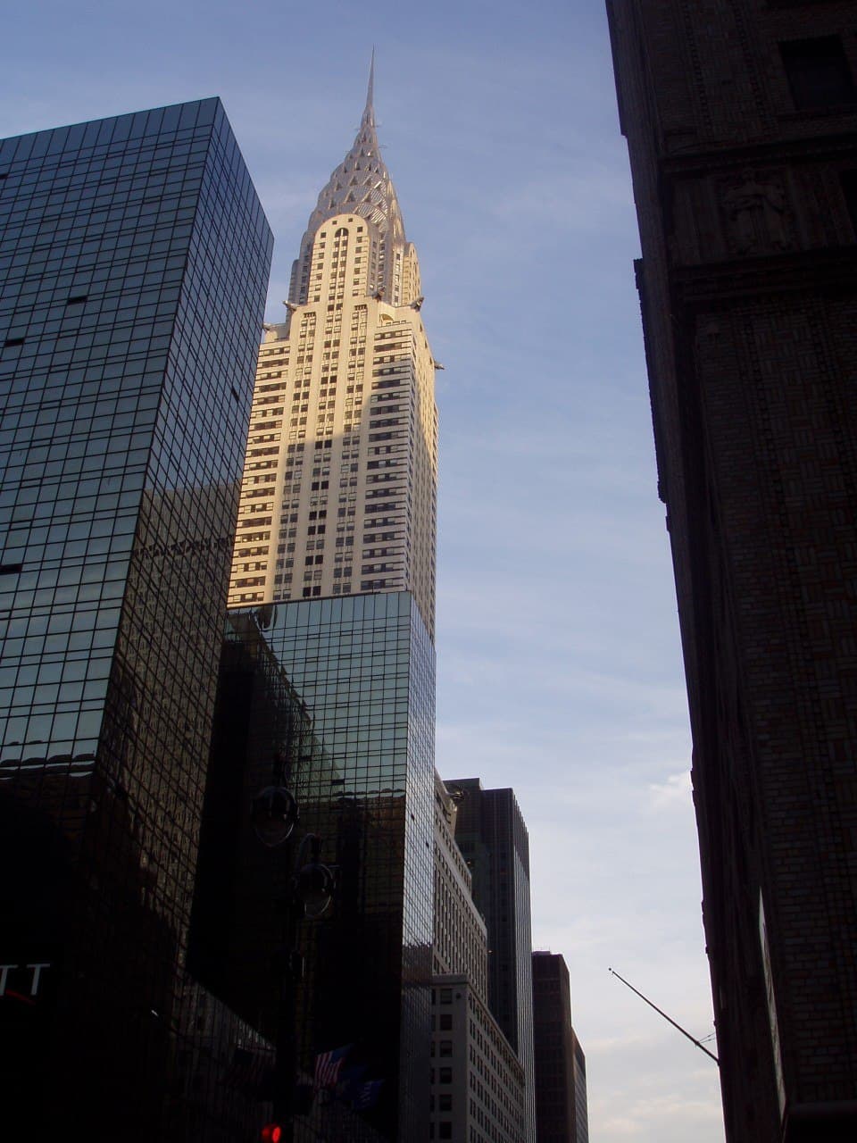 The Chrysler Building rising above Midtown Manhattan